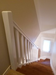 restauration d'un escalier par l'éclat de bois