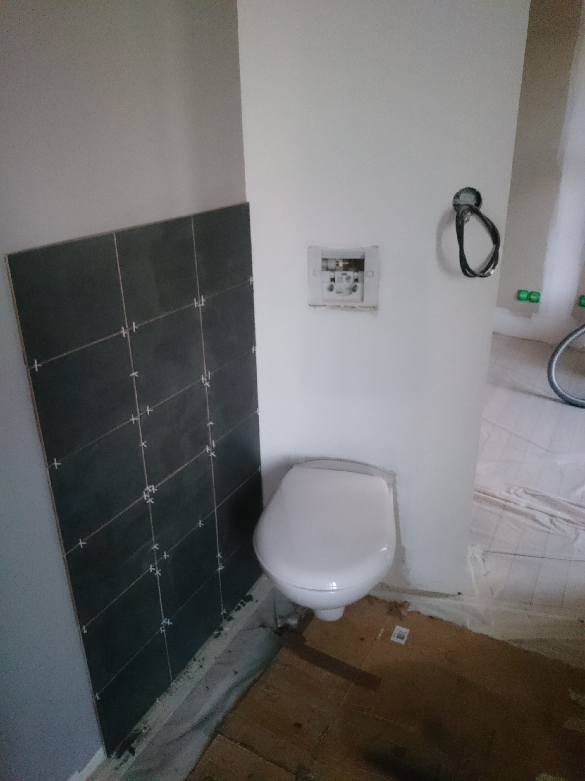 chantier - pose de carrelage